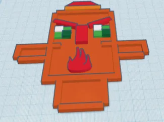 Angry Totem Of undying with a Hat