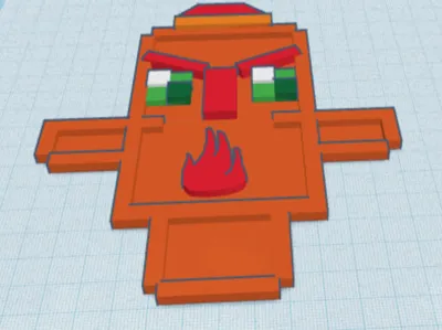 Angry Totem Of undying with a Hat