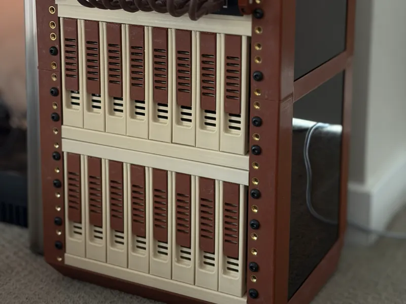 8 Bay Hard Drive Enclosure For Mini Rack