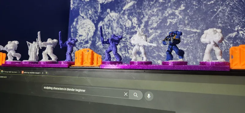 table top monitor mount