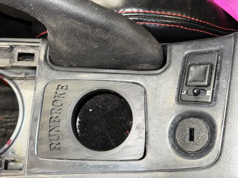 cup holder runbroke