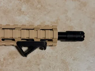 Muzzle and forward grip for AR-15/M4 Pocket Rifle