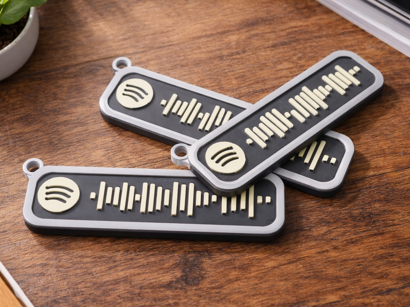 Spotify code keychain (customizable)