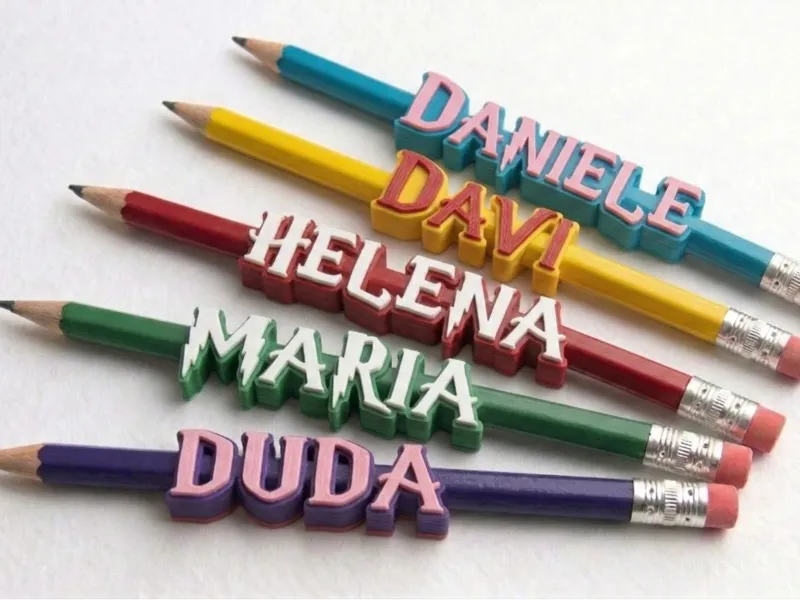 nome de Lápis Personalizável Harry Potter tag