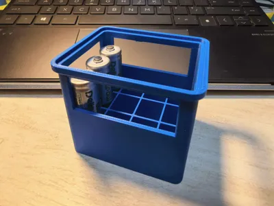 Stackable AA Battery Storage Case