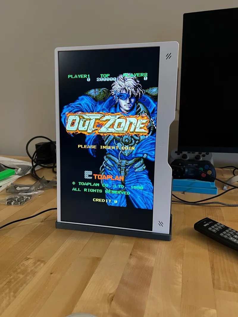 Raspberry Pi Monitor Vertical Stand