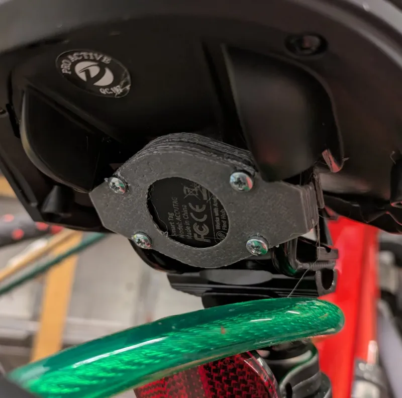 Universal GPS tracker bicycle mount