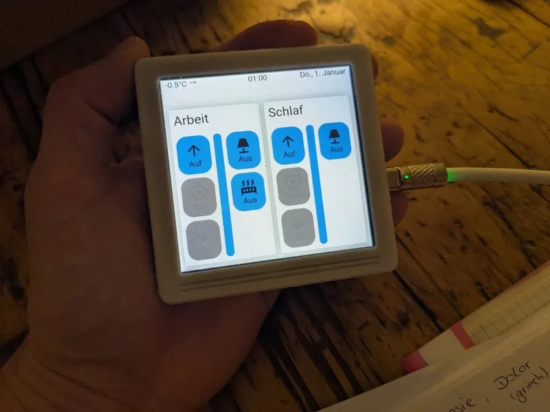 LCD Handheld Panel for Home Assistant