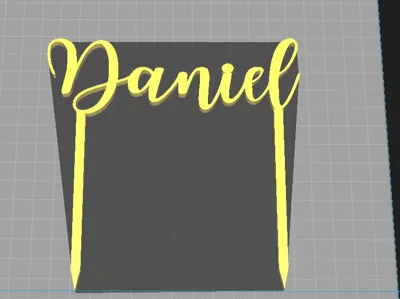Cake Topper Daniel 
