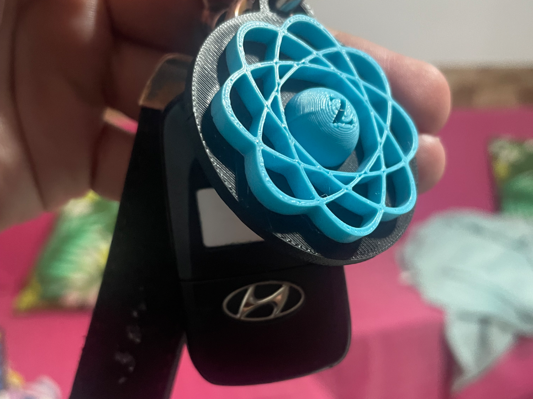 Llavero Número Atómico (Atomic Number Keychain)