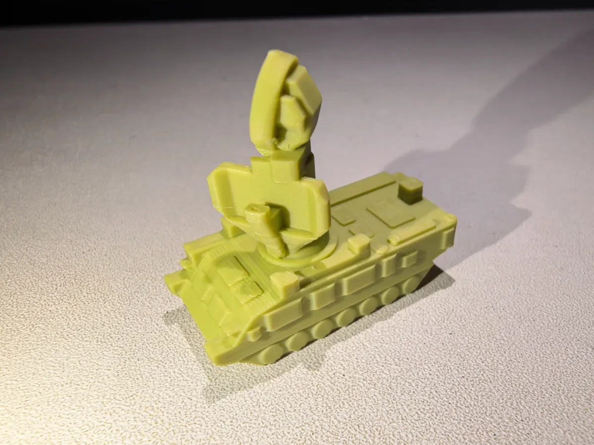Air search radar vehicle - miniature 1.27g - Free 3D Print Model ...