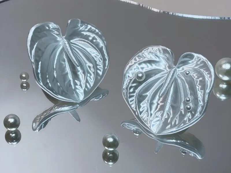 丝光花烛戒指