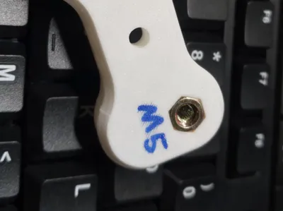 IKEA Skadis Wall Mounting & Connecting System Modified for Hex Nuts