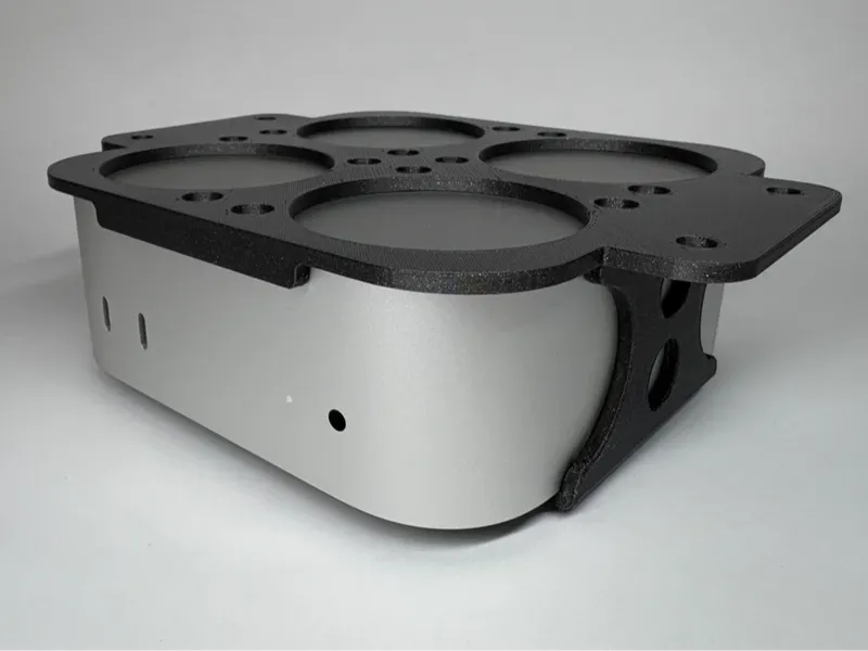 Mac Mini M4支架 桌下安装支架 上墙固定支架