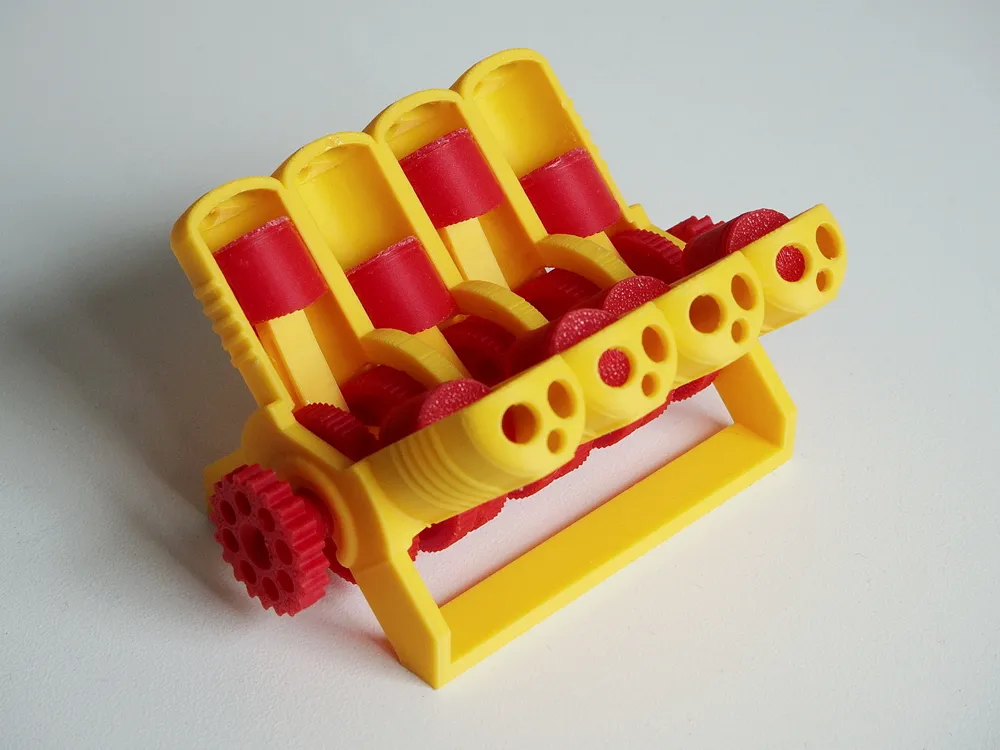 V8 Engine Fidget 2.0 - Free 3D Print Model - MakerWorld