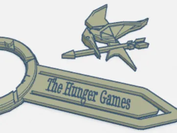 Hunger Games bookmark (remix)