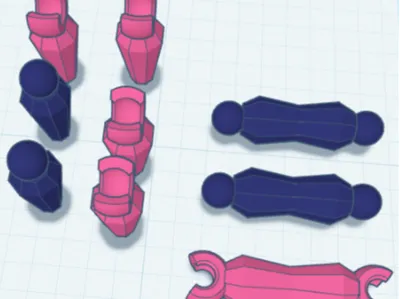 Microbot Fidget Mult pieces