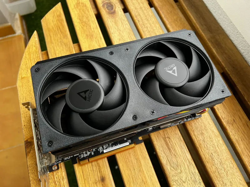 asrock Radeon 7800XT shroud adapter 120mm 