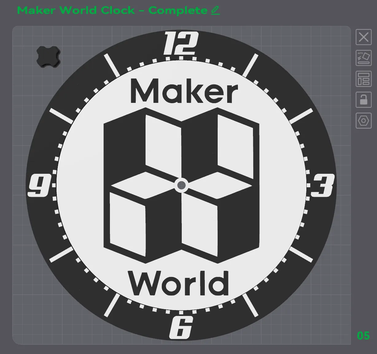 Clock H2 Series - kit 011 S310 - Free 3D Print Model - MakerWorld