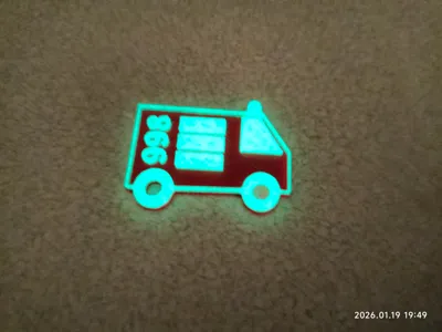 Fire truck keychain, fire truck keychain 