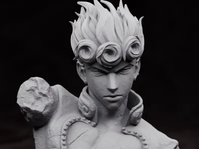 Giorno Giovanna Bust - JoJo's Bizarre Adventure