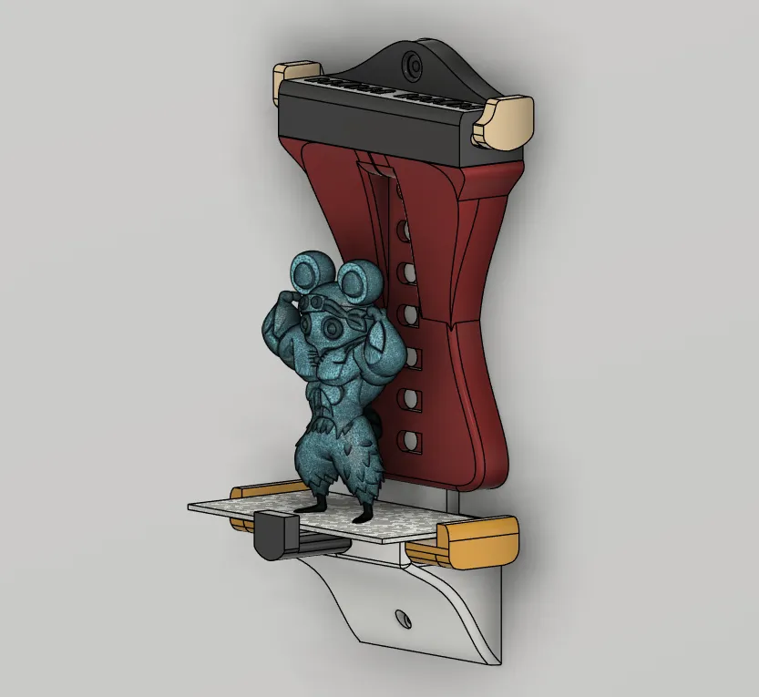 Adjustable Wall Mount - Free 3D Print Model - MakerWorld