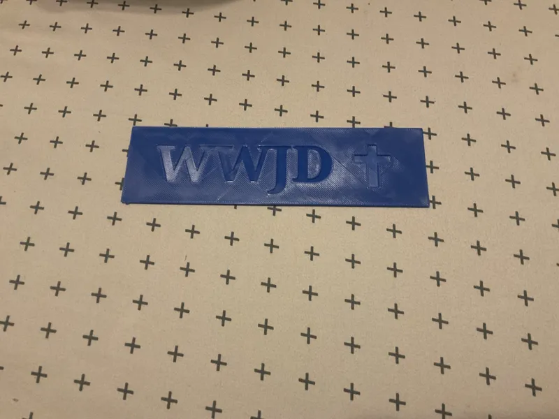 WWJD bookmark