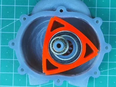 Compressed air Wankel engine