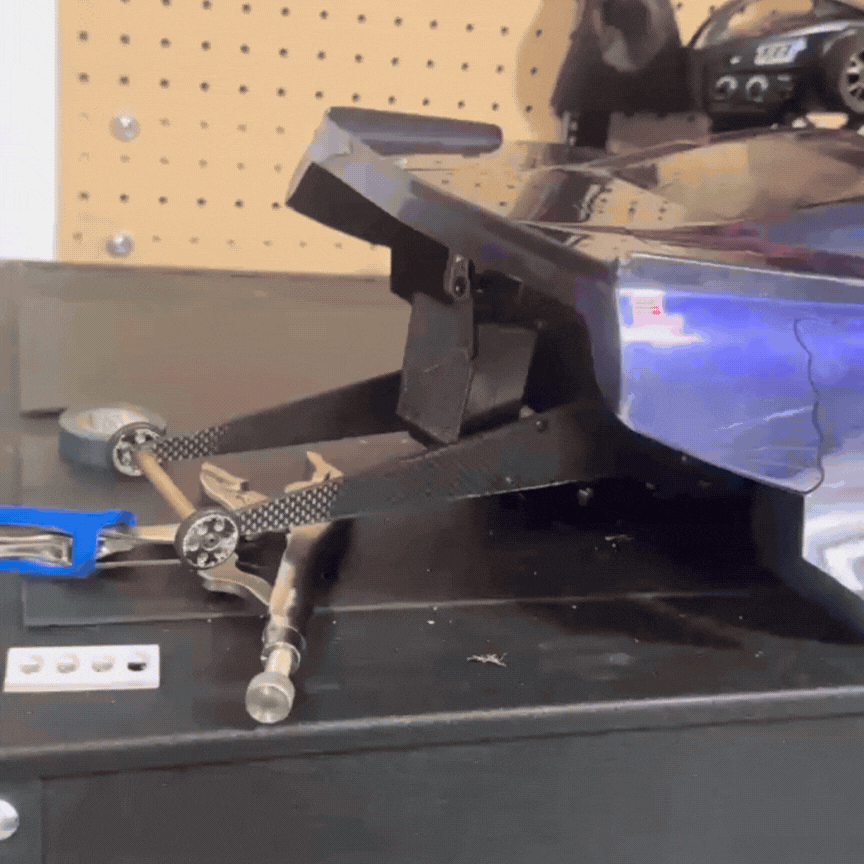 Rc Drag parachute deployer, CHEAP and no screws