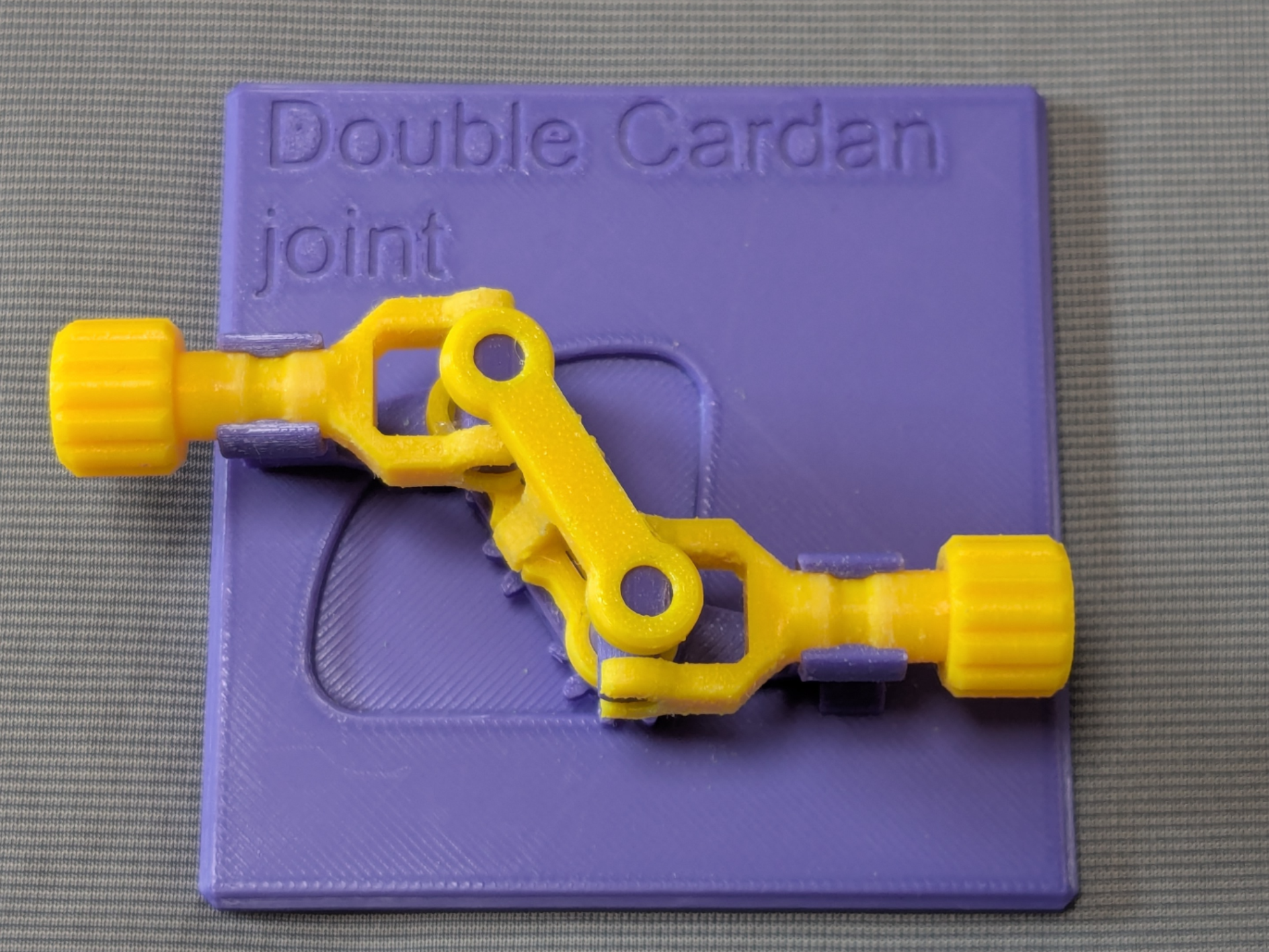 Double Cardan Joint 2 - Educational Model