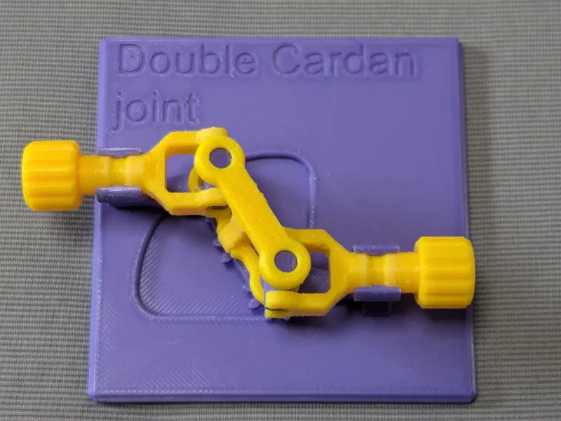 Double Cardan Joint 2 - Educational Model