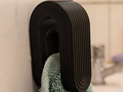 Ball/Marble Towel Hook (Print In Place)