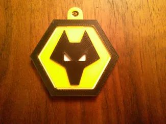 Wolverhampton Wanderers F.C. Logo Keychain