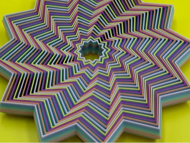 fidget star with 12 corners 