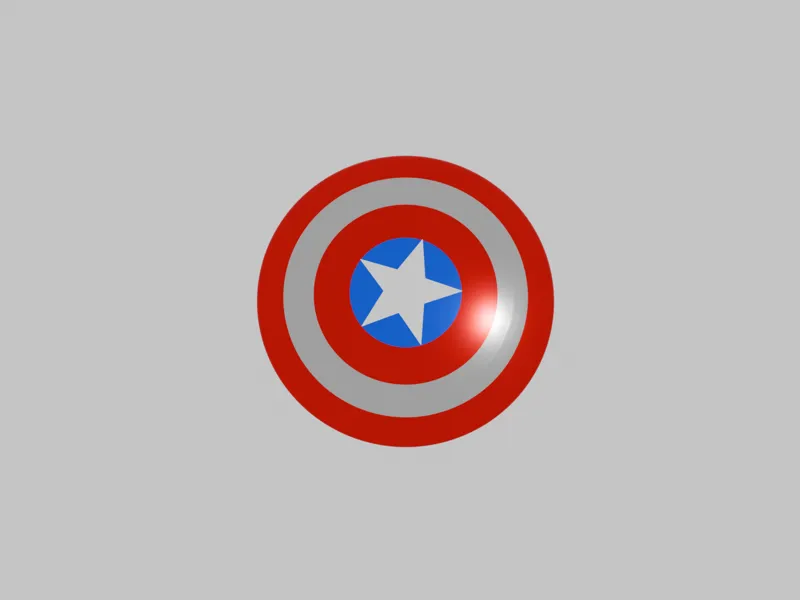 Generic Captain America shield - Chestnut 3D