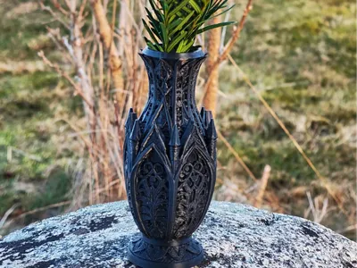 Gothic Cemetery vase