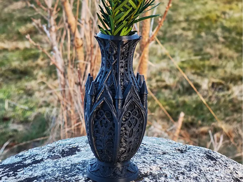 Gothic Cemetery vase