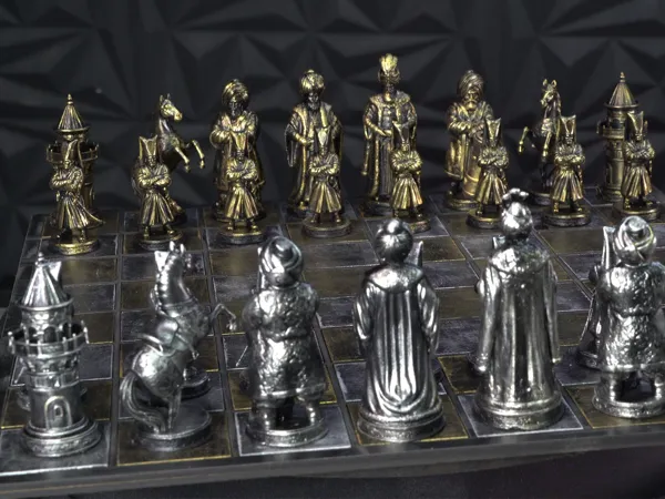 Jeu d'échecs de design ottoman