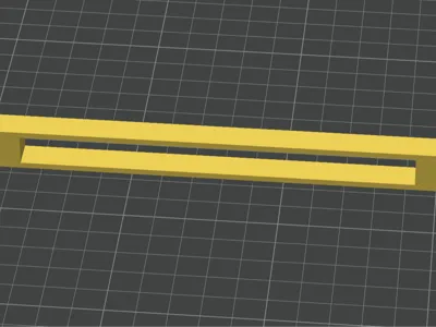 Test overhang 13cm