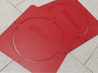 Jig for 155mm EVAC System Spotlights/Speakers