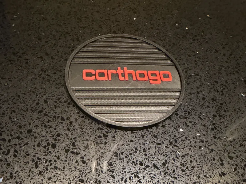 Carthago drinks coaster