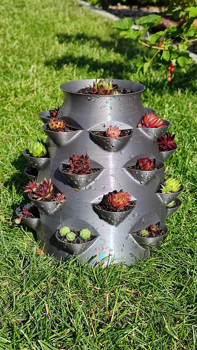 Planter Tower - Vase mode spiralize with 5 variant