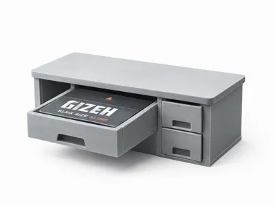 Mini Desk Storage for Rolling Papers