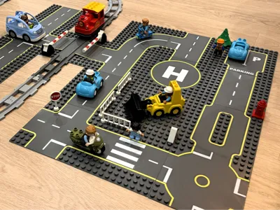 Modular Road System – Duplo Compatible