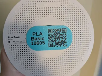 Customisable Filament Label with QR Code