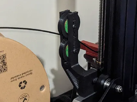 Filament Roller Guide ender3 double bearing