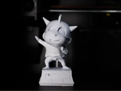 Crayon Shin-chan - Ruined Stone Sculpture (Actual photo, not AI)