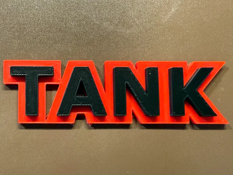 坦克汽车英文字标TANK