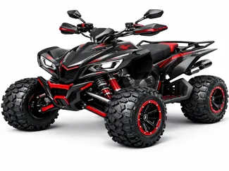 Futuristic Sport ATV Quad Bike Off-Road Vehicle