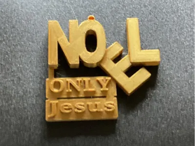Christmas NO L Ornament